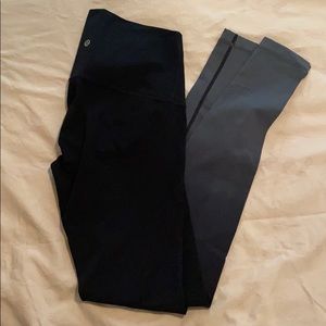 Hi rise WUnder under full length leggings ombre